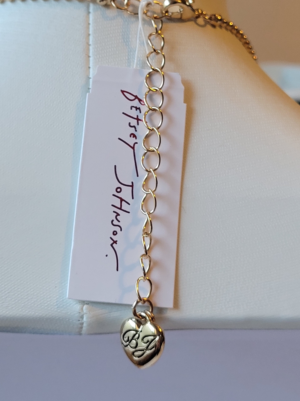 Betsey Johnson Glitter Black Cat Necklace - Picture 3 of 3
